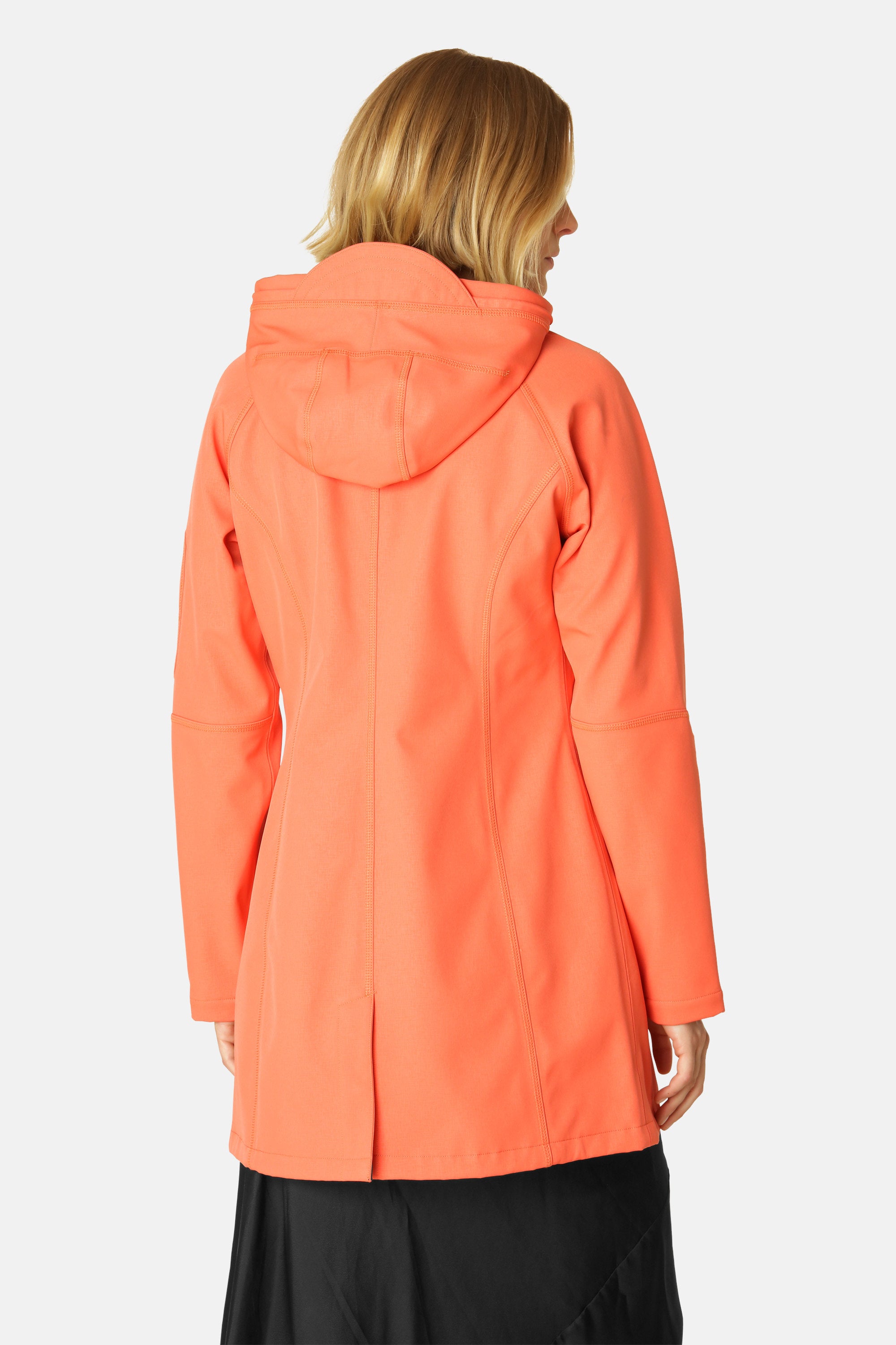 Softshell Regenmantel - Hot Orange